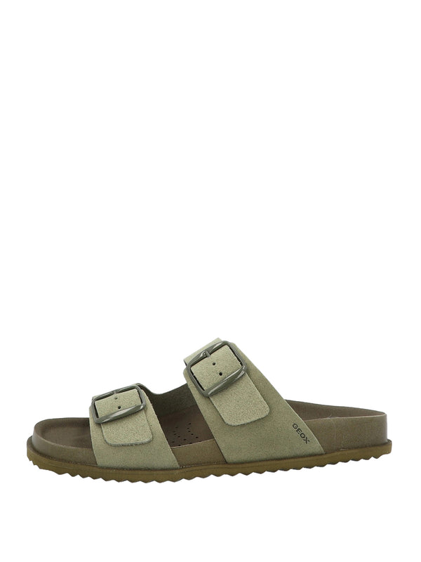 GEOX Ciabatte Geox Sandybett - Verde