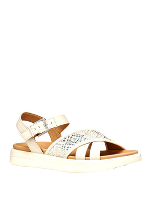 GEOX Sandalo Geox Xand 2s - Bianco Latte