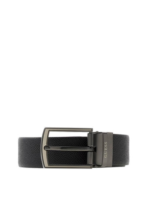 Guess Cintura Guess In Pelle - Nero