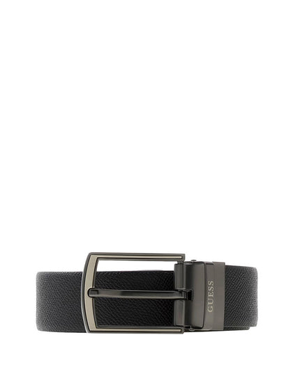 Guess Cintura Guess In Pelle - Nero