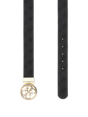 Guess Cintura Noelle Adj & Rev Pant Belt H35 Donna - Nero