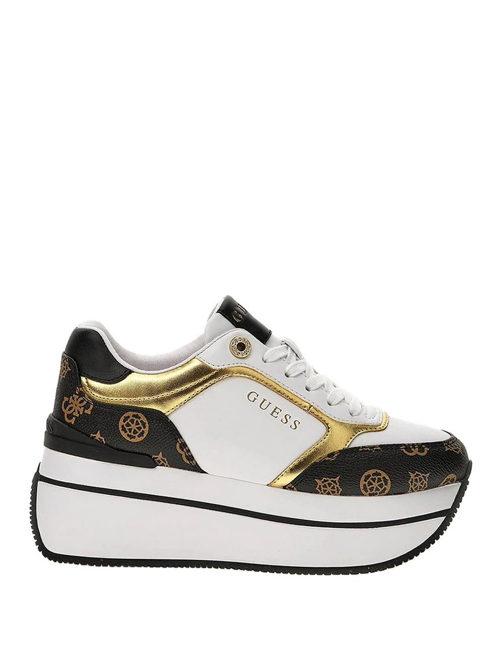 Guess Sneakers Guess Camrio - Bianco/Marrone
