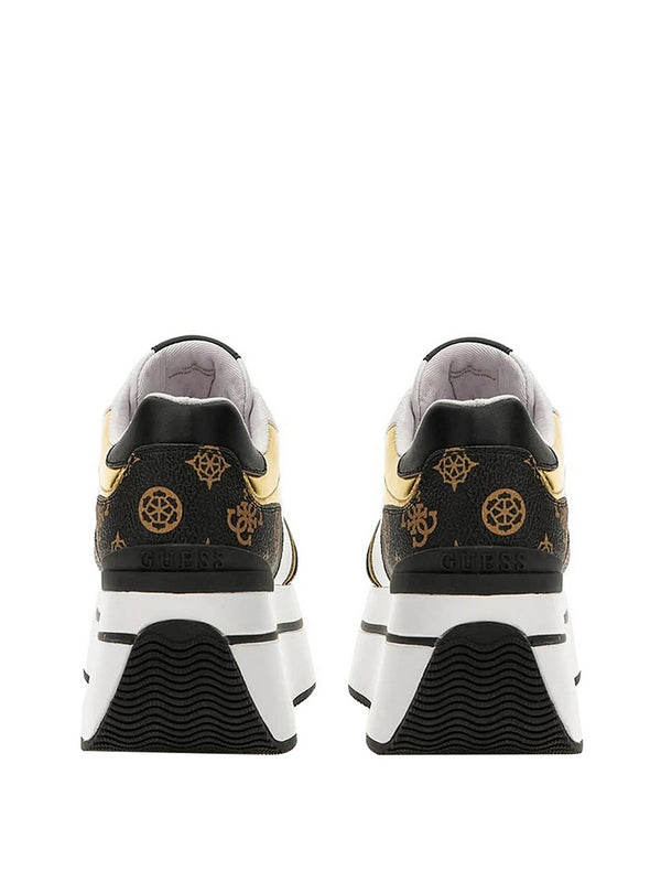 Guess Sneakers Guess Camrio - Bianco/Marrone