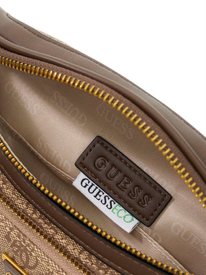 GUESS 1 USCITA Marsupio Milano Smart 4G Logo Guess - Beige