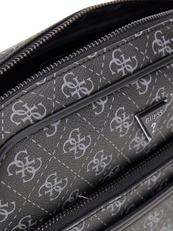 GUESS 1 USCITA Borsa a Tracolla Milano Crossbody Double Zip Guess - Nero