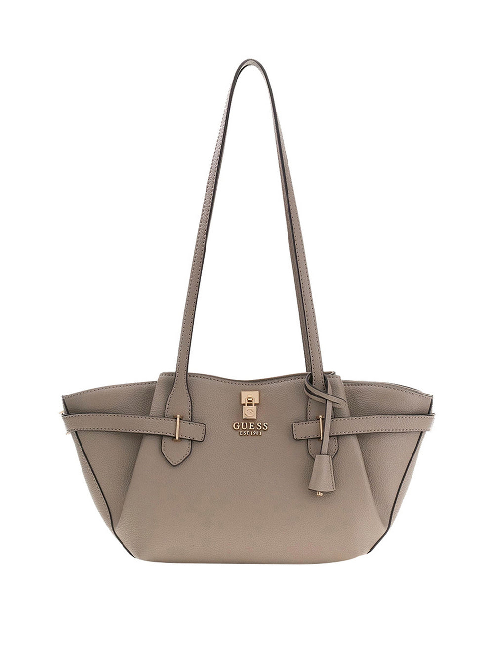 Guess Borsa a Spalla Guess Saffiano Yesba - Beige/Grigio