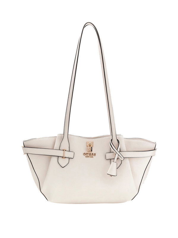 Guess Borsa a Spalla Guess Saffiano Yesba - Bianco