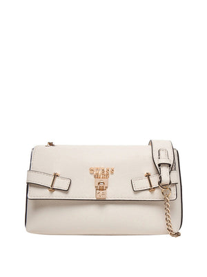 Guess Borsa a Tracolla Guess Yesba Convertible Xbody Flap - Bianco