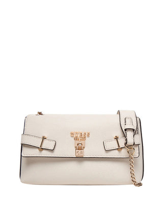 GUESS 1 USCITA Borsa a Tracolla Guess Yesba Convertible Xbody Flap - Bianco