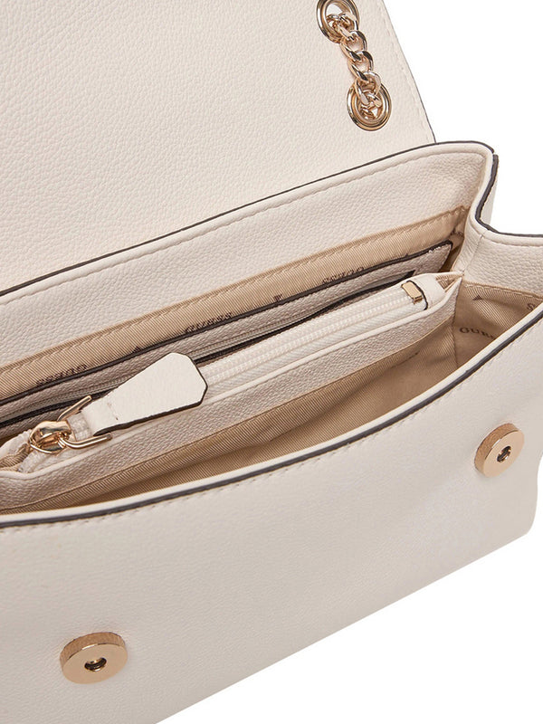 Guess Borsa a Tracolla Guess Yesba Convertible Xbody Flap - Bianco