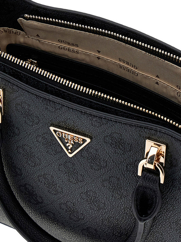 Guess Borsa A Mano Guess Noelle 4G Logo - Nero