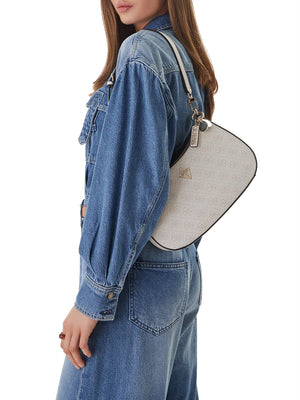 GUESS 1 USCITA Borsa a Tracolla Noelle Ii Top Zip Guess - Beige