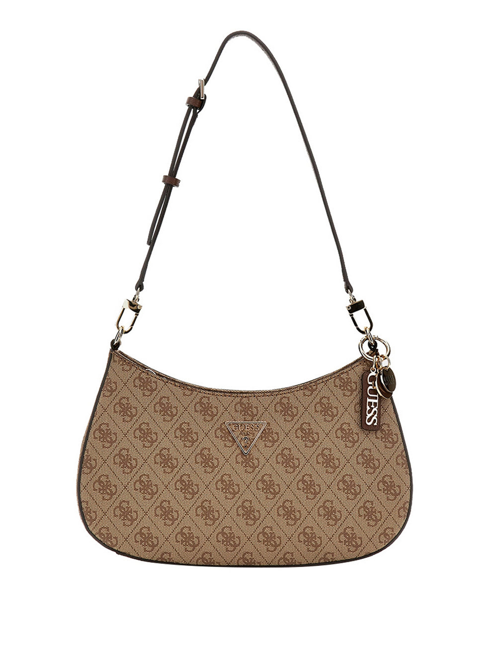 Guess Borsa a Tracolla Guess Noelle 4G Logo - Beige