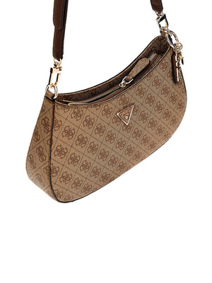 Guess Borsa a Tracolla Guess Noelle 4G Logo - Beige
