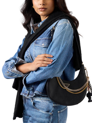 Guess Borsa a Tracolla Guess Davina - Nero