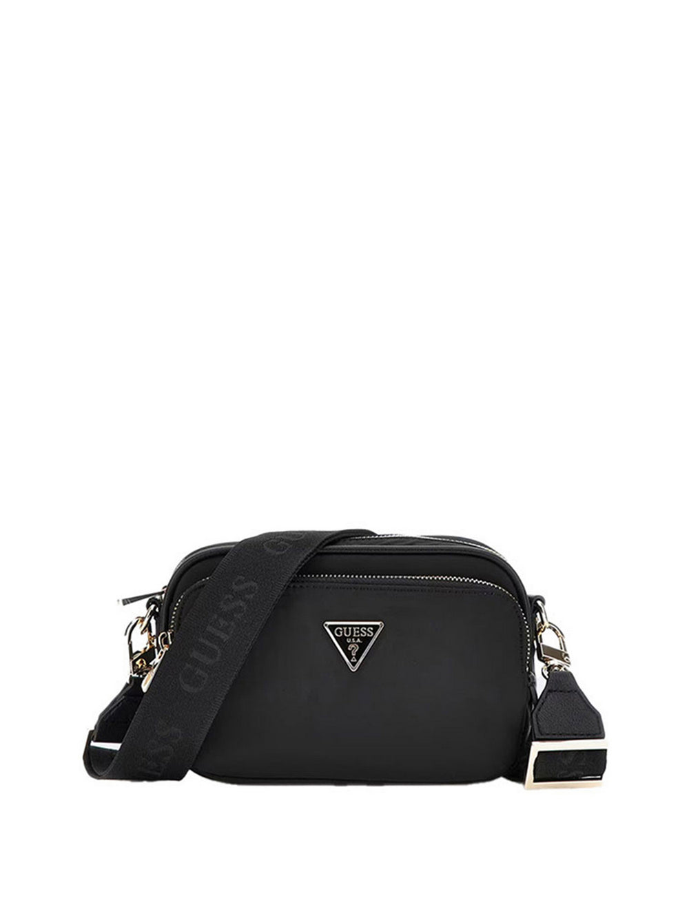 Guess Borsa a Tracolla Guess Eco Gemma Crossbody Camera - Nero