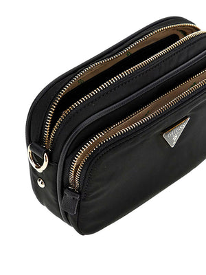 Guess Borsa a Tracolla Guess Eco Gemma Crossbody Camera - Nero