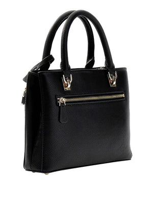 Guess Borsa a Mano Guess Noelle Saffiano - Nero