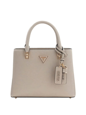 Guess Borsa a Tracolla Noelle Ii Sml Multi Comp Stchl - Beige