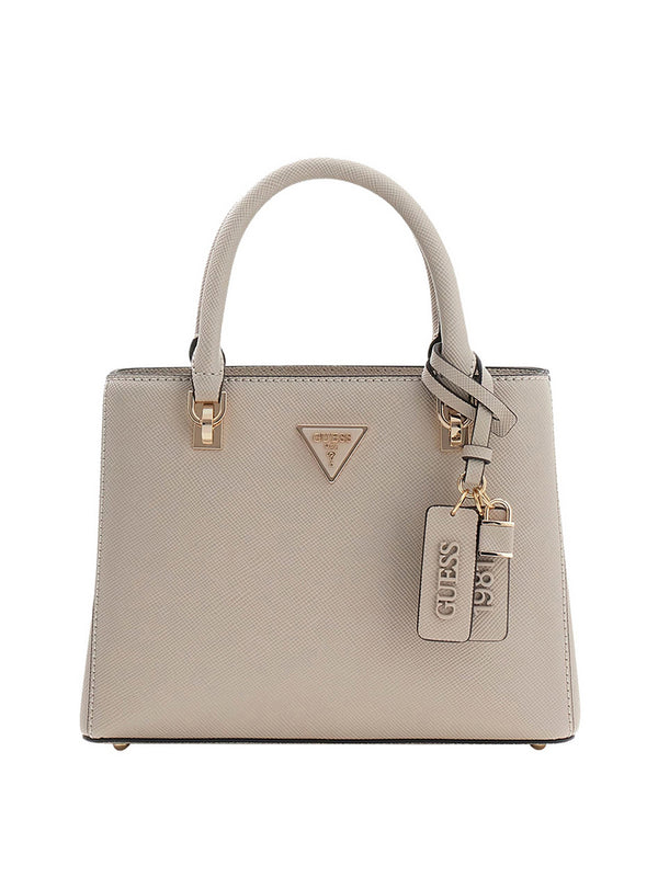 Guess Borsa a Tracolla Noelle Ii Sml Multi Comp Stchl - Beige