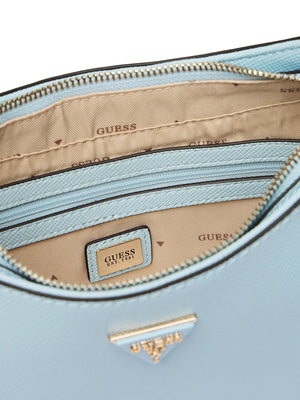 GUESS 1 USCITA Borsa a Tracolla Noelle Ii Top Zip Guess - Celeste