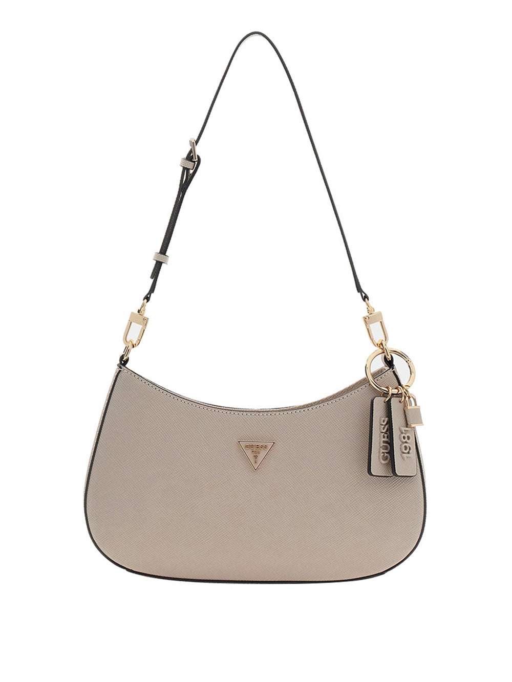 Guess Borsa a Tracolla Guess Noelle Saffiano - Beige