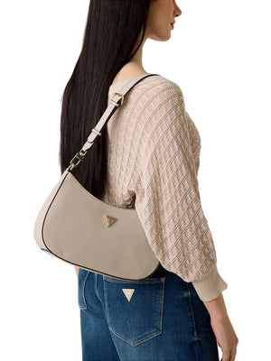 Guess Borsa a Tracolla Guess Noelle Saffiano - Beige