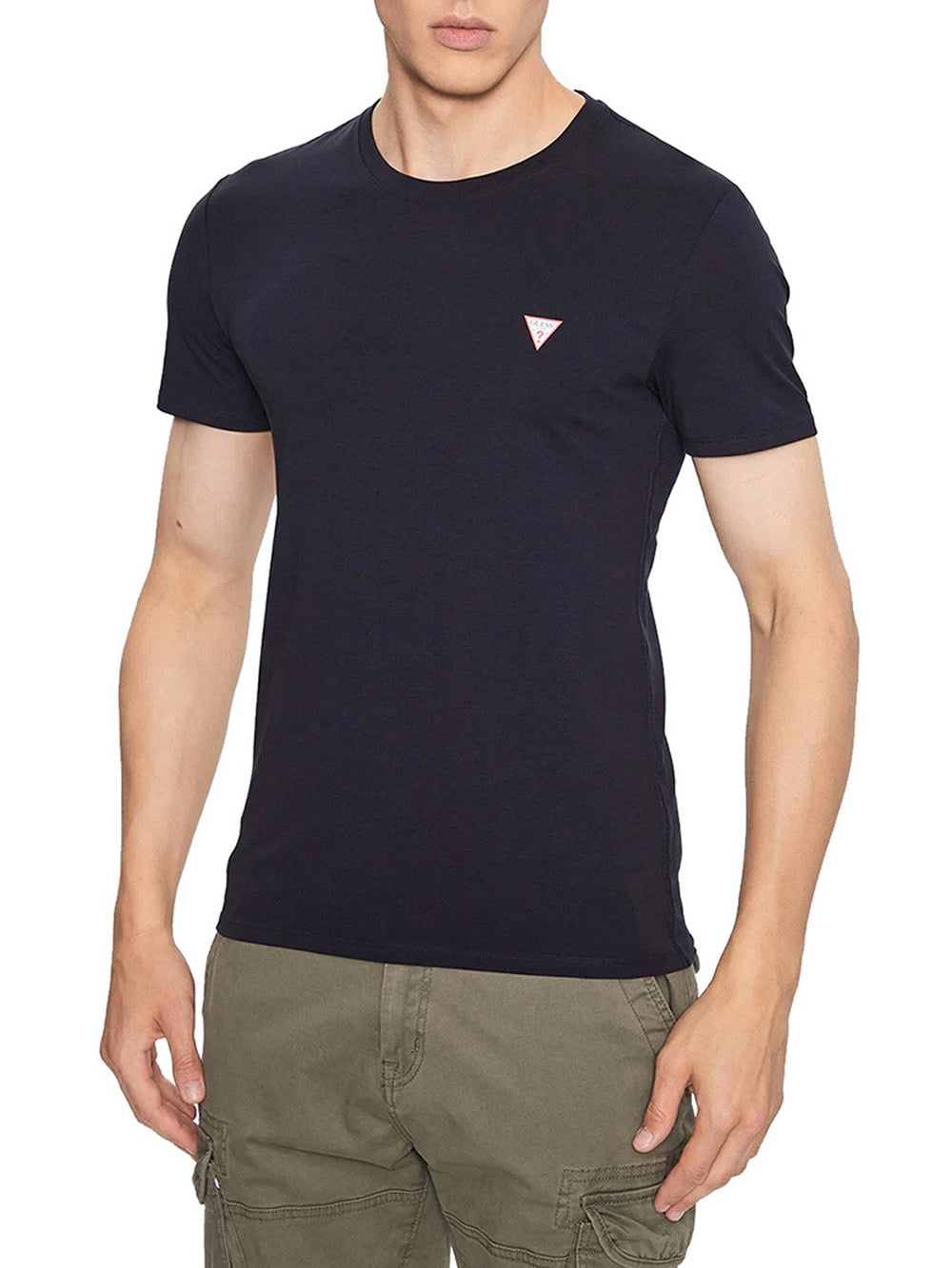 Guess T-Shirt Cn Ss Core Tee Str Uomo - Blu