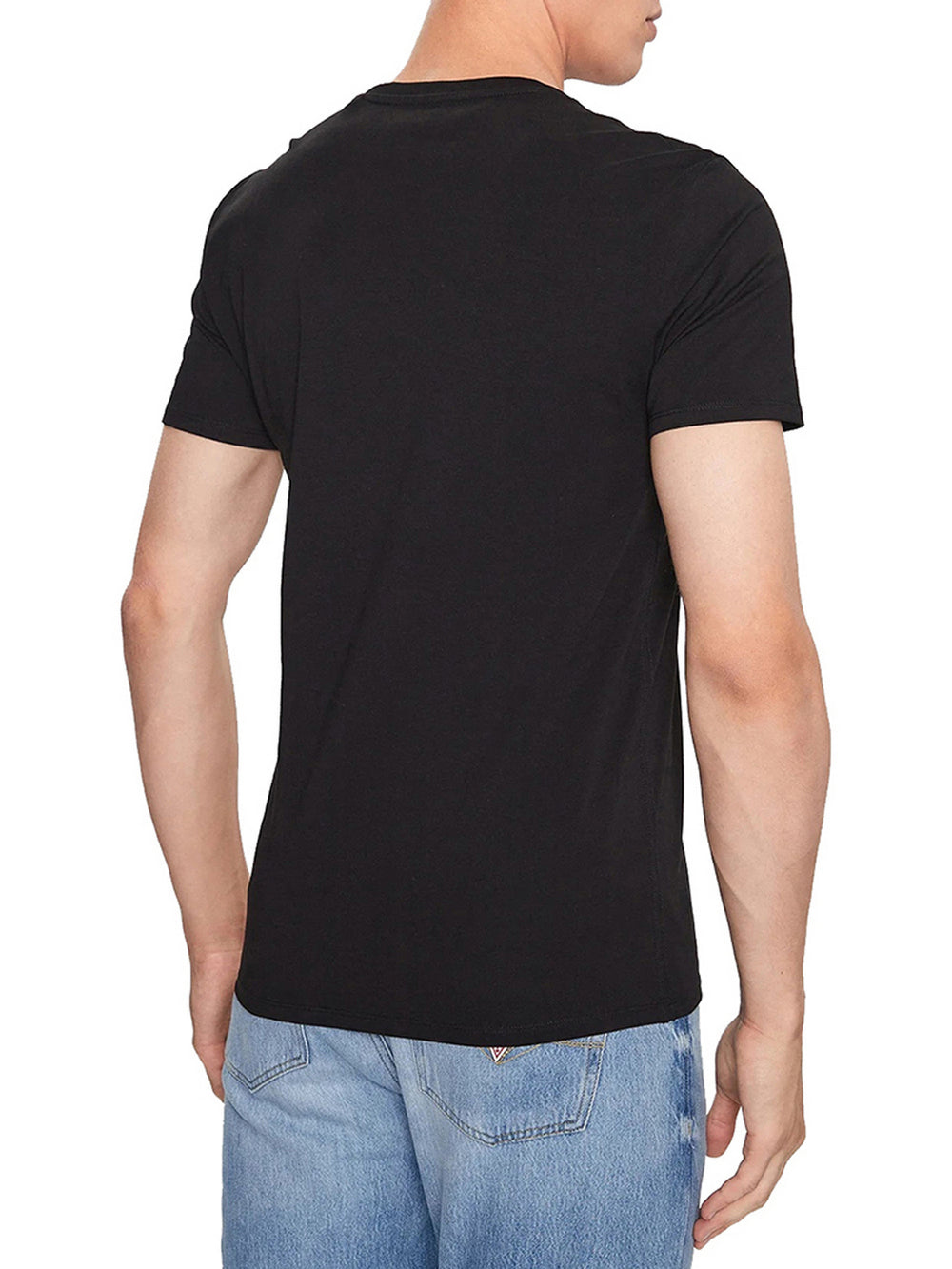 Guess T-Shirt Cn Ss Core Tee Str Uomo - Nero