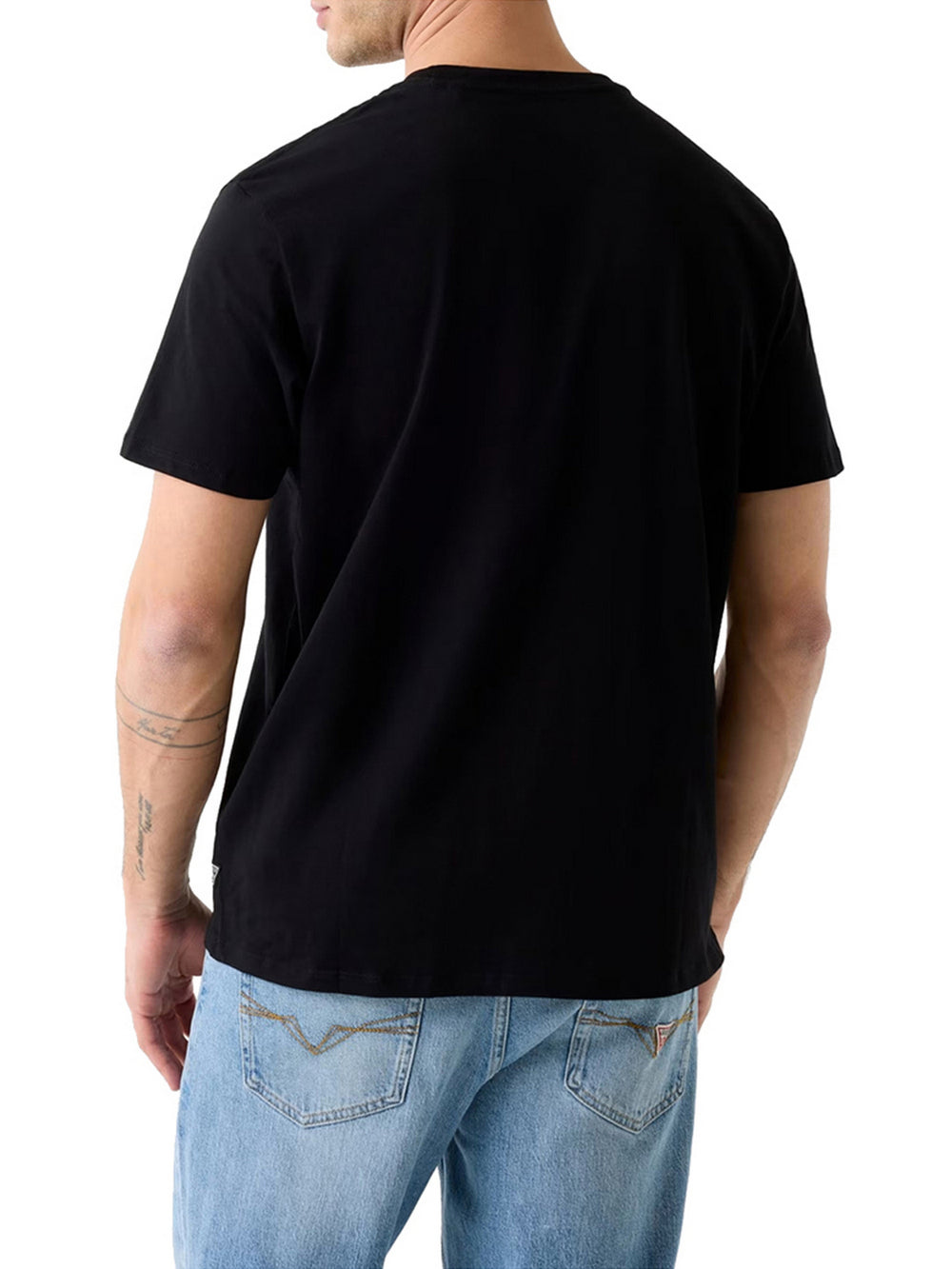 Guess T-Shirt Guess Con Logo Stampato - Nero