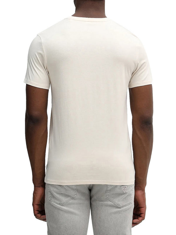 Guess T-Shirt Guess Painted Triangle - Bianco
