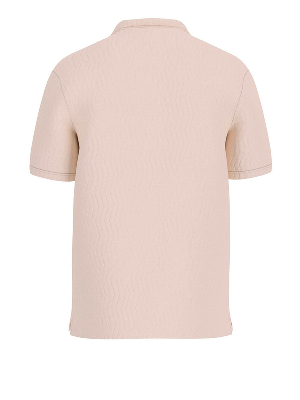 Guess T-Shirt Polo Guess Morales Con Zip - Crema