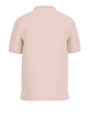 Guess T-Shirt Polo Guess Morales Con Zip - Crema