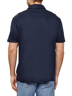 Guess T-Shirt Polo Guess Luxe Jersey Knit - Blu