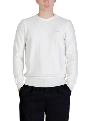 Guess Maglione Guess Karim Piquet Stitch - Latte