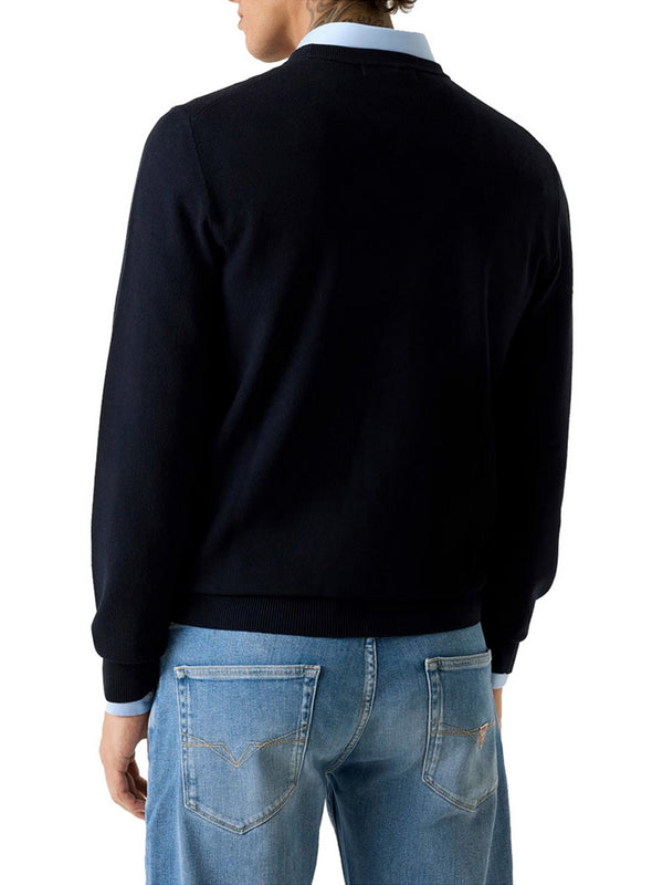 Guess Maglione Guess In Misto Lyocell - Blu
