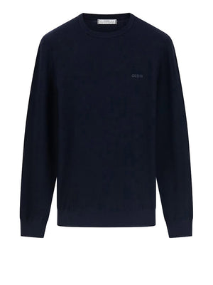 Guess Maglione Guess In Misto Lyocell - Blu