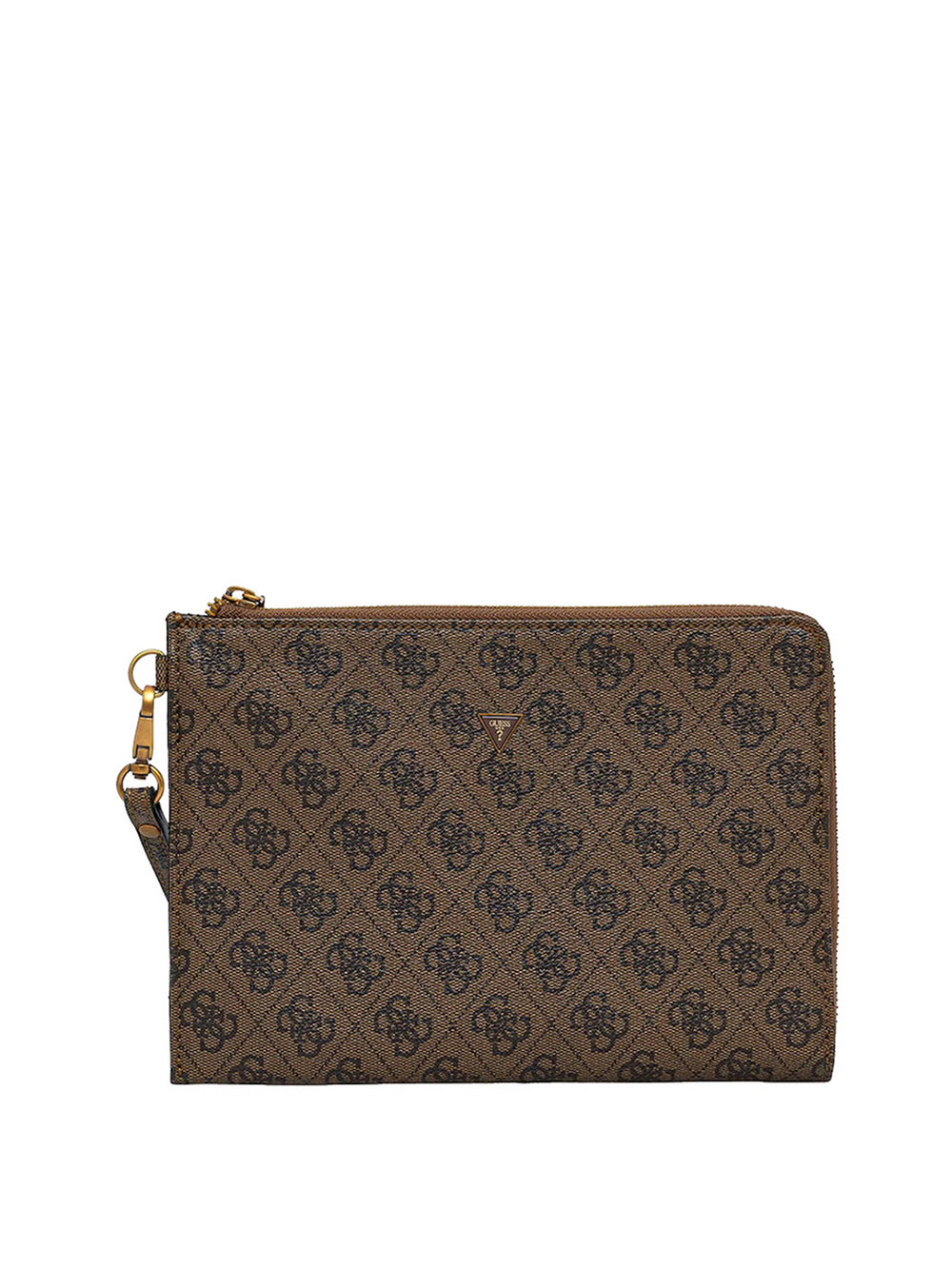 Guess Pochette Guess Milano Medium Clutch - Caffè