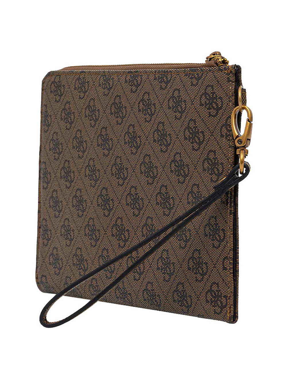 Guess Pochette Guess Milano Medium Clutch - Caffè