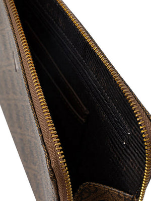 Guess Pochette Guess Milano Medium Clutch - Caffè