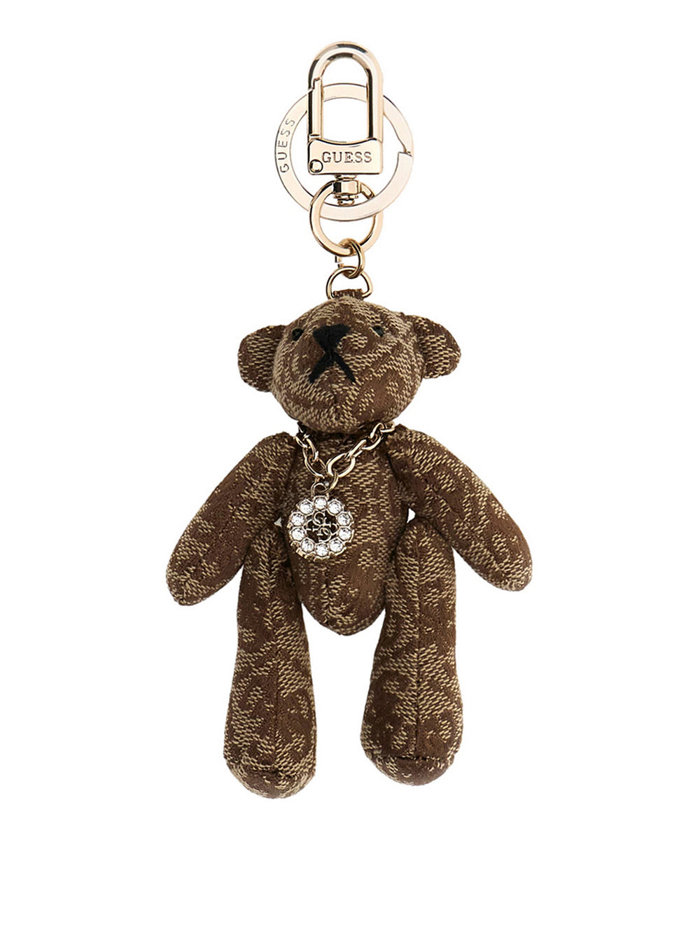 Guess Portachiavi Guess Teddy 4G - Marrone