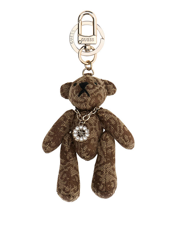 Guess Portachiavi Guess Teddy 4G - Marrone