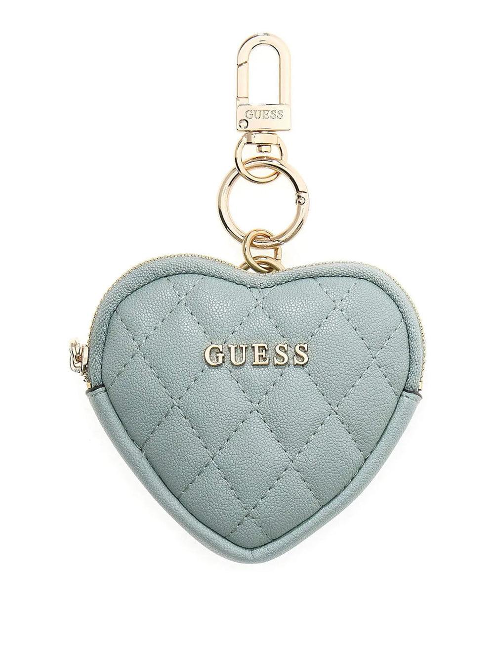 GUESS 1 USCITA Portachiavi Heart Pouch Keychain Guess - Azzurro