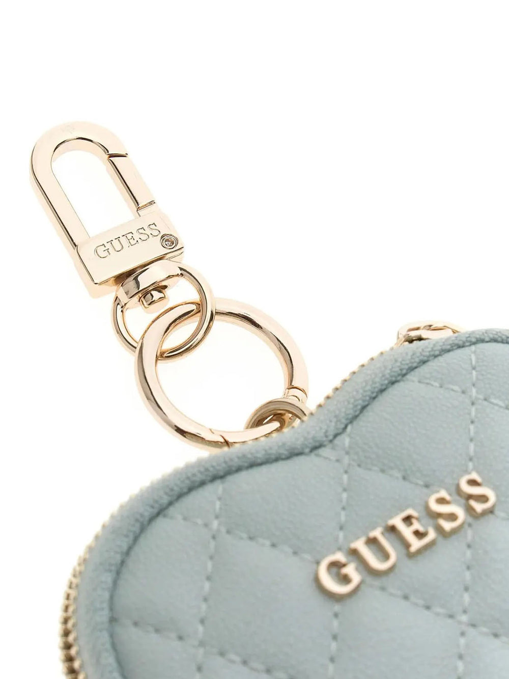 GUESS 1 USCITA Portachiavi Heart Pouch Keychain Guess - Azzurro