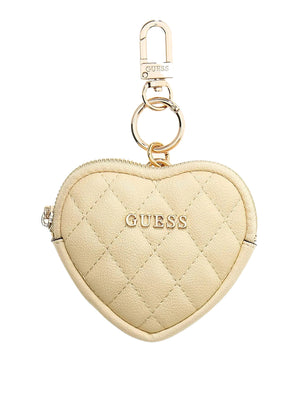 GUESS 1 USCITA Portachiavi Heart Pouch Keychain Guess - Giallo
