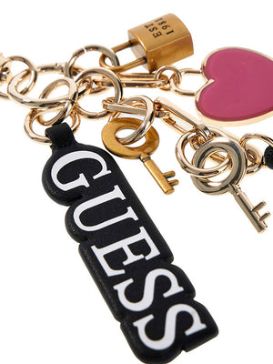 Guess Portachiavi Guess Con Ciondolo Logo - Multi