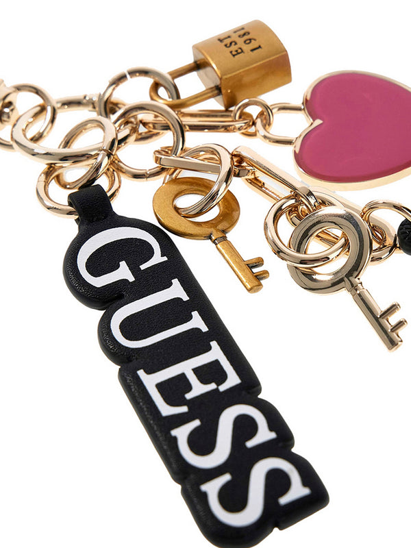 Guess Portachiavi Guess Con Ciondolo Logo - Multi
