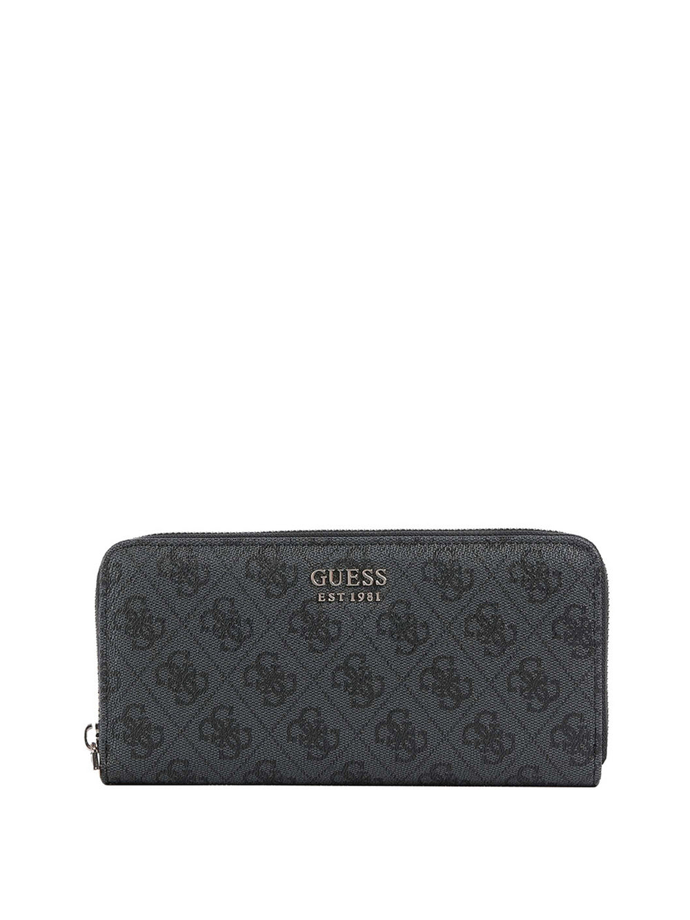 Guess Portafoglio Guess Brenton Slg Lrg Zip Around - Nero