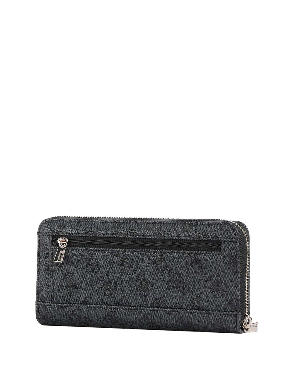 Guess Portafoglio Guess Brenton Slg Lrg Zip Around - Nero