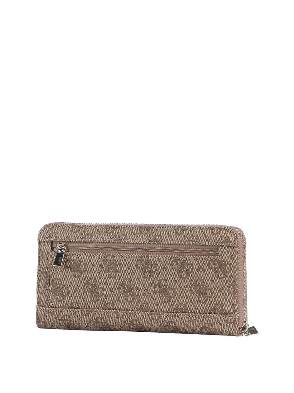 Guess Portafoglio Guess Brenton Slg Lrg Zip Around - Beige